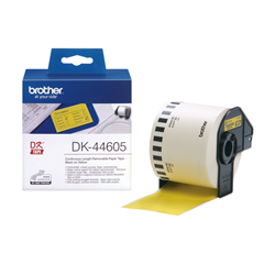 Brother DK44605 Labelling Tape Yellow Roll 30 48m